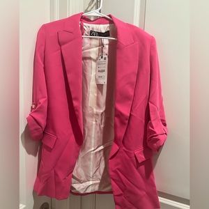 XS small pink Zara blazer new